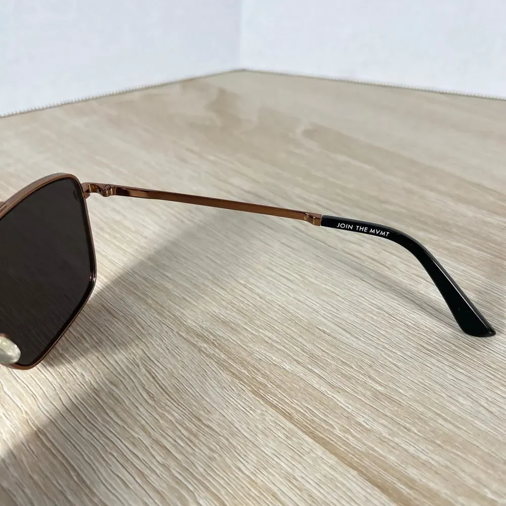 MVMT Navigator 002 Sunglasses Copper 57-14-140 Excellent Cond!
